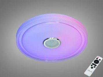 Стельова люстра LED Diasha RGB MP3 TUYA біла 80 Вт DB-8311/500RGB+MP3+TUYA фото