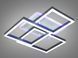 Стельова світлодіодна люстра з димером 130W 7006BK LED 3color dimmer фото 2