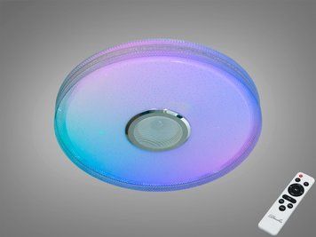 Стельовий світильник Diasha білий 70Вт RGB TUYA DB-8306/400RGB+MP3+TUYA фото